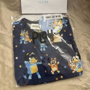 Bluey Dance Mode Shorty Romper